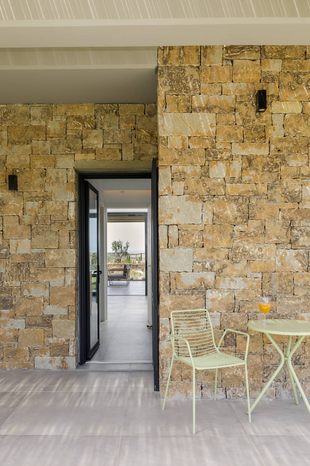 Outdoor seating area