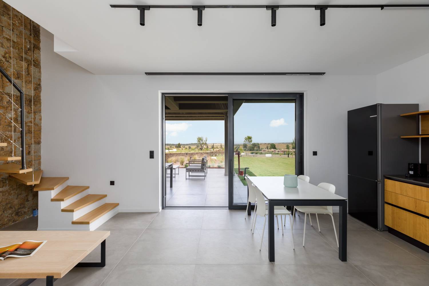 Kitchen and dining area